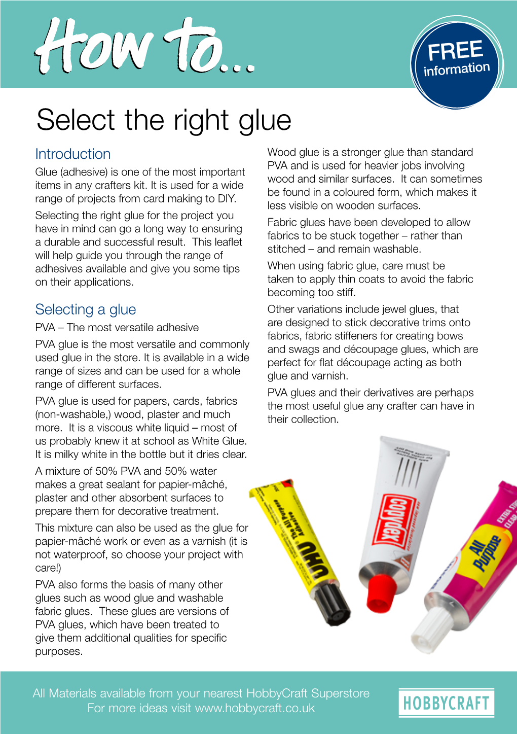 Select the Right Glue