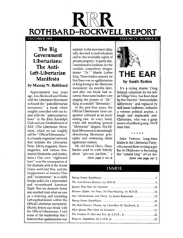 Rothbard-Rockwell Report