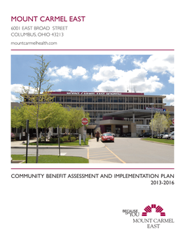 2013-2016 Community Benefit Assessment and Implementation Plan Page 1