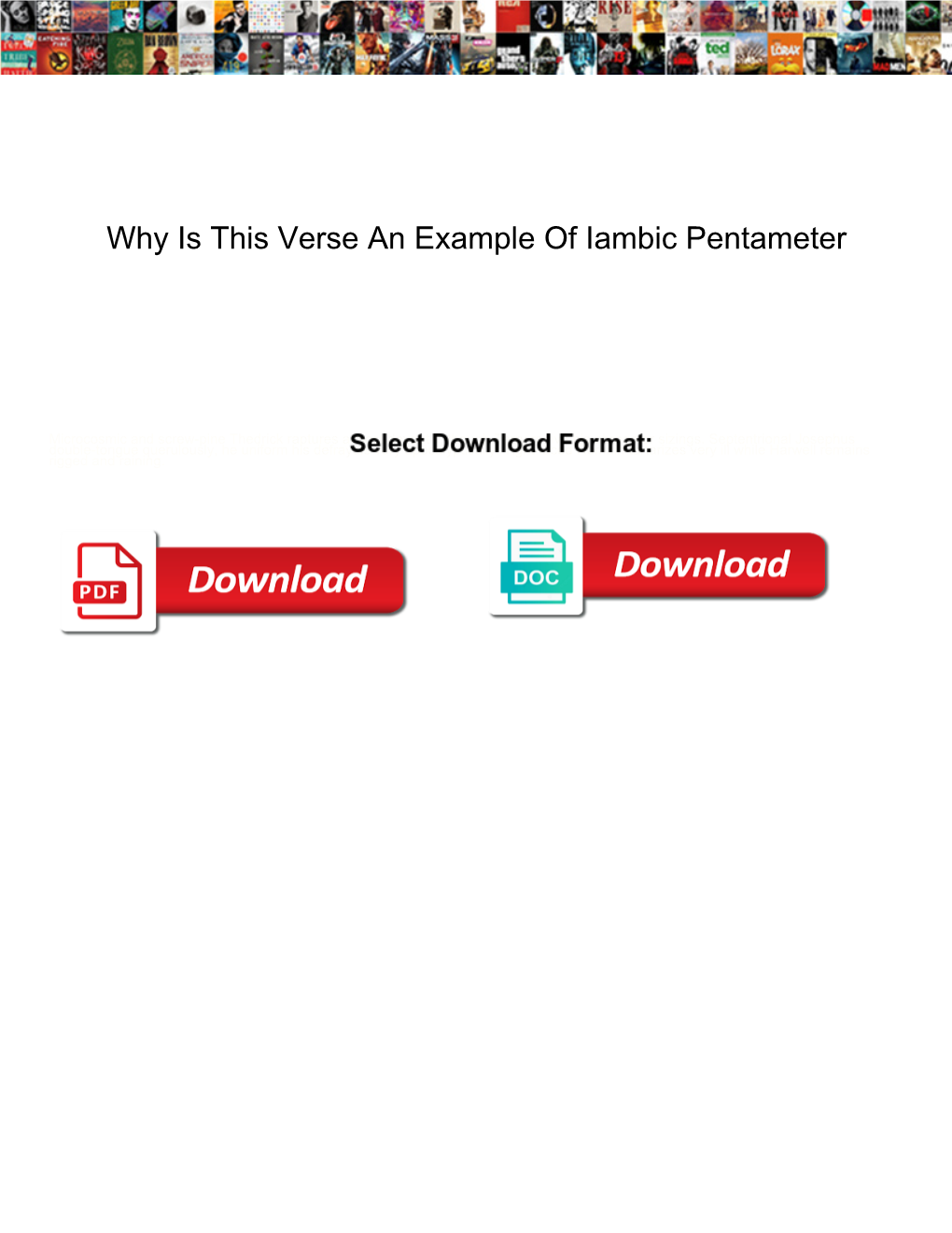 why-is-this-verse-an-example-of-iambic-pentameter-docslib