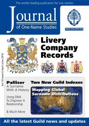 Livery Company Records