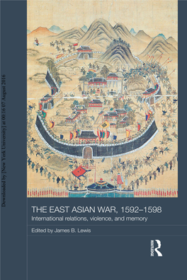 The East Asian War, 1592–1598