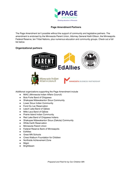 Page Amendment Partners