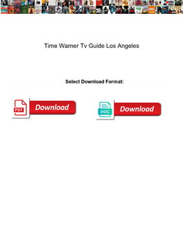 Time Warner Tv Guide Los Angeles