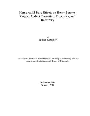 Copper Adduct Formation, Properties, and Reactivity