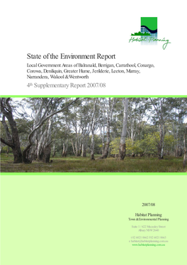 2007/08 State of the Environment Report