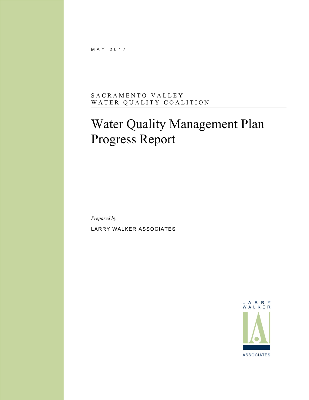 2016 Management Plan Progress Report