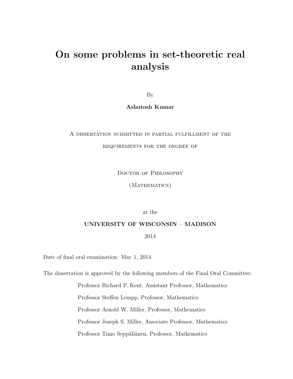 On Some Problems in Set-Theoretic Real Analysis