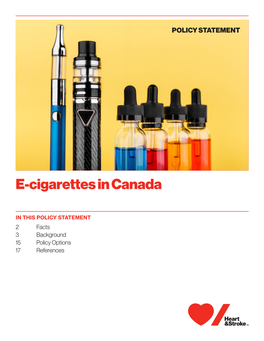 E-Cigarettes in Canada