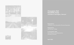 Champlain Path Feasibility Study