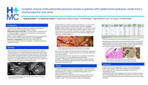 Complete Removal of the Epitrochleoanconeus Muscles in Patients with Cubital Tunnel Syndrome: Results from a Small Prospective Case Series