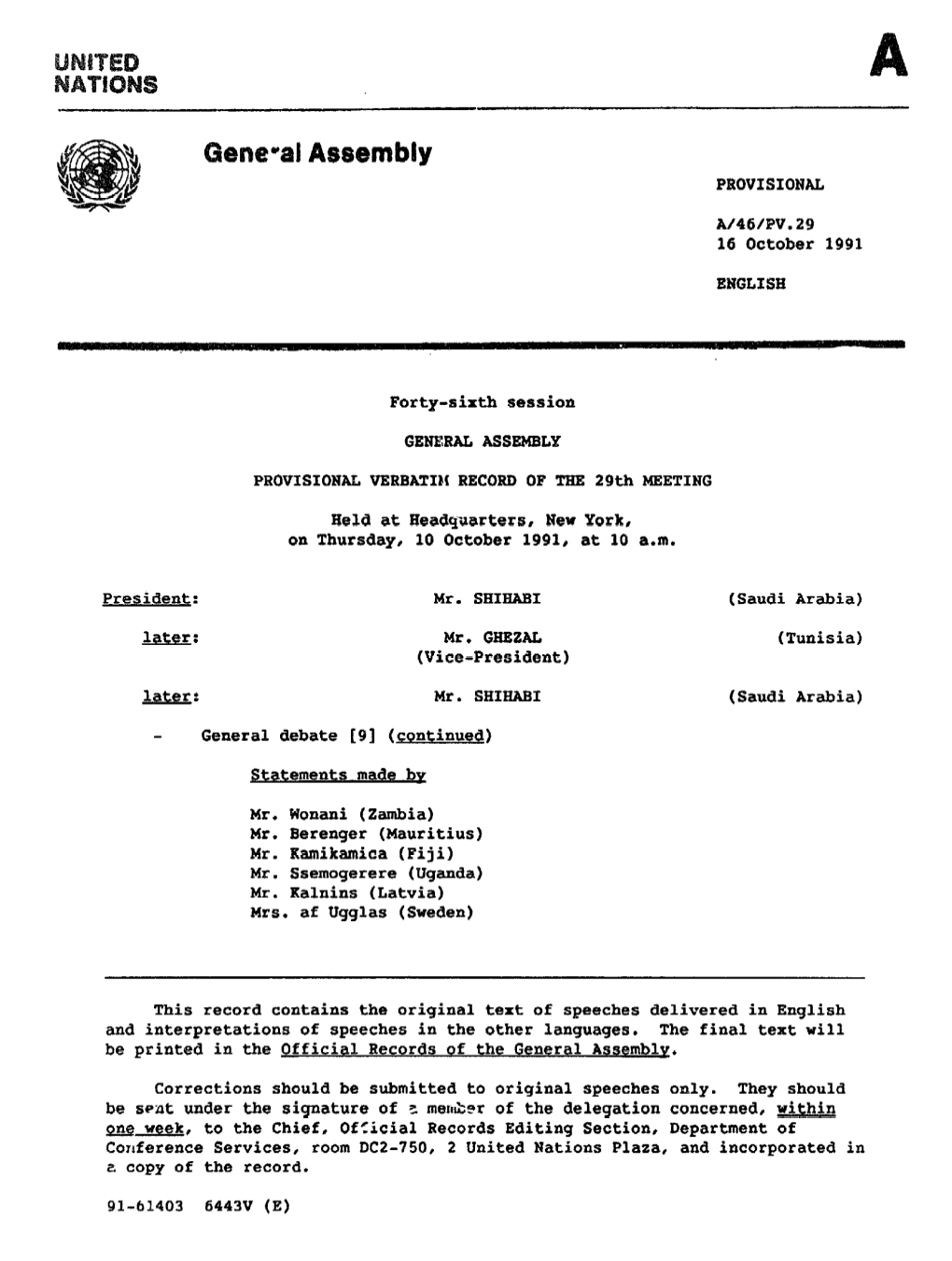 Enera Assembly PROVISIONAL