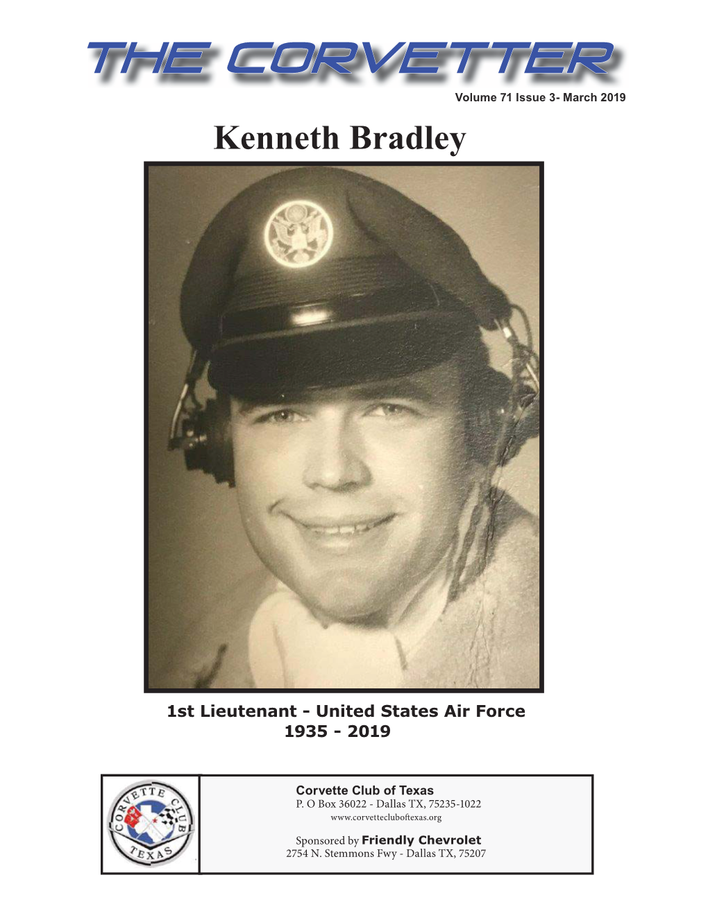 March 2019 Kenneth Bradley