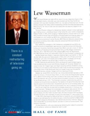 Lew Wasserman