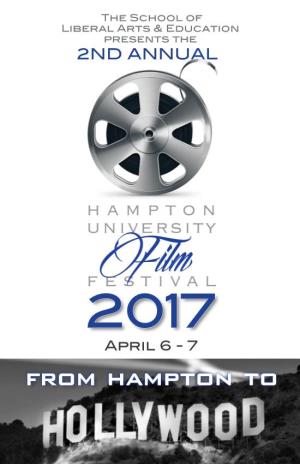 2017 April 6 - 7 from Hampton to Sponsors