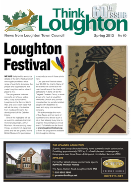 Spring 2013 News from Loughton Town Council