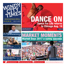 MARKET MOMENTS Market Days 2017 a Sunny Success PAGE 26