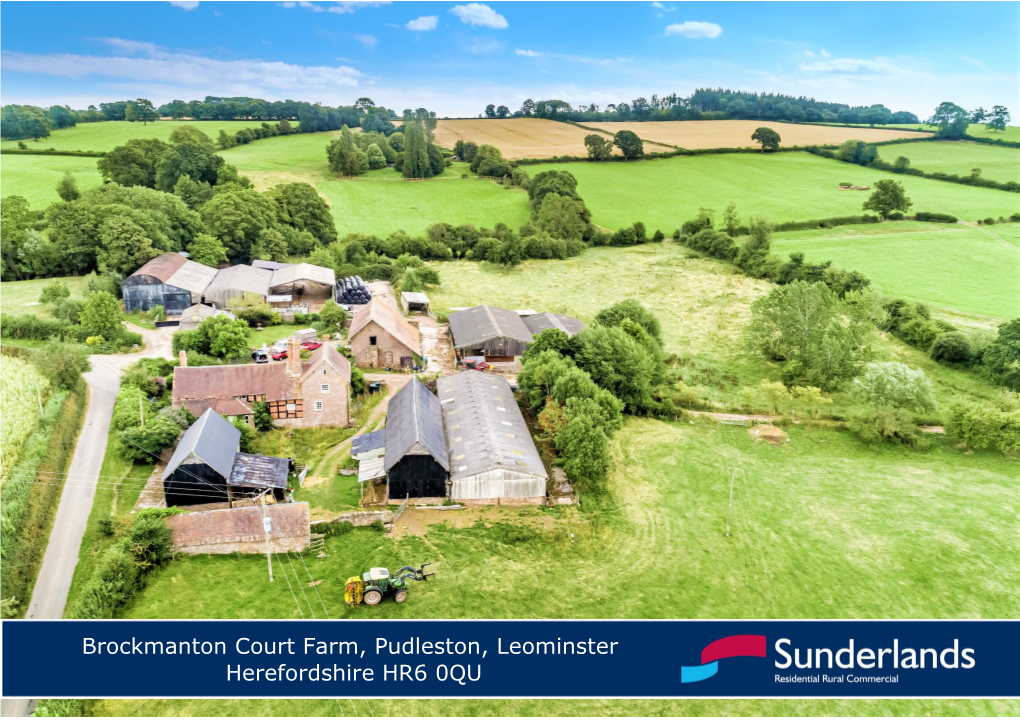 Brockmanton Court Farm, Pudleston, Leominster Herefordshire HR6