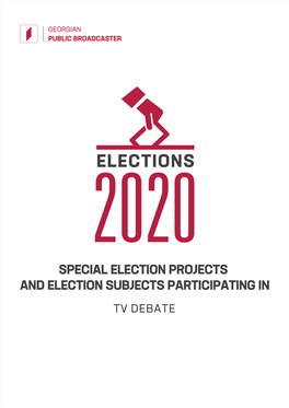 Special Election Projects and Election Subjects