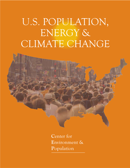 U.S. Population, Energy & Climate Change