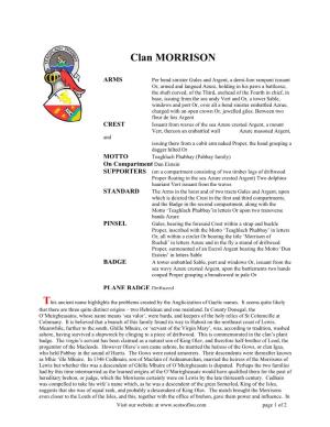 Clan MORRISON