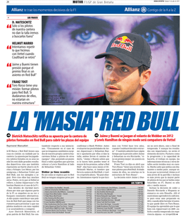 Red Bull” FRANZ TOST Toro Rosso Tiene Una Misión: Formar Pilotos “ Para Red Bull