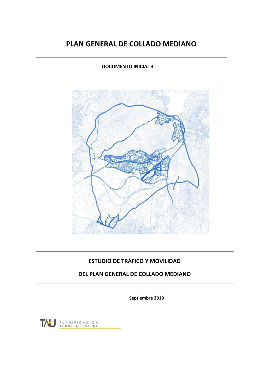 Estudio De Tráfico Y Movilidad Del Plan General De Collado Mediano