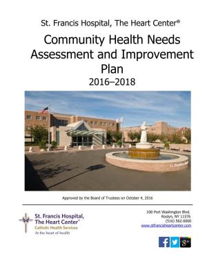 Community Health Needs Assessment and Improvement Plan 2016–2018