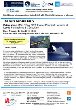 The Avro Canada Story