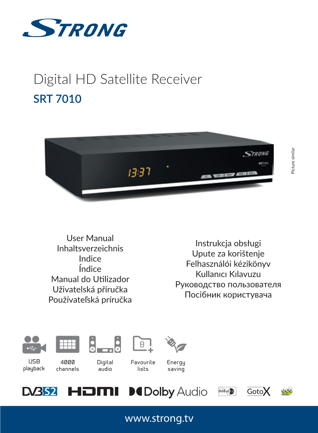 Digital HD Satellite Receiver SRT 7010 Picture Similar Picture