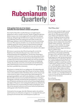 The Rubenianum Quarterly