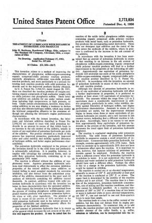 United States Patent Office 2,773,034