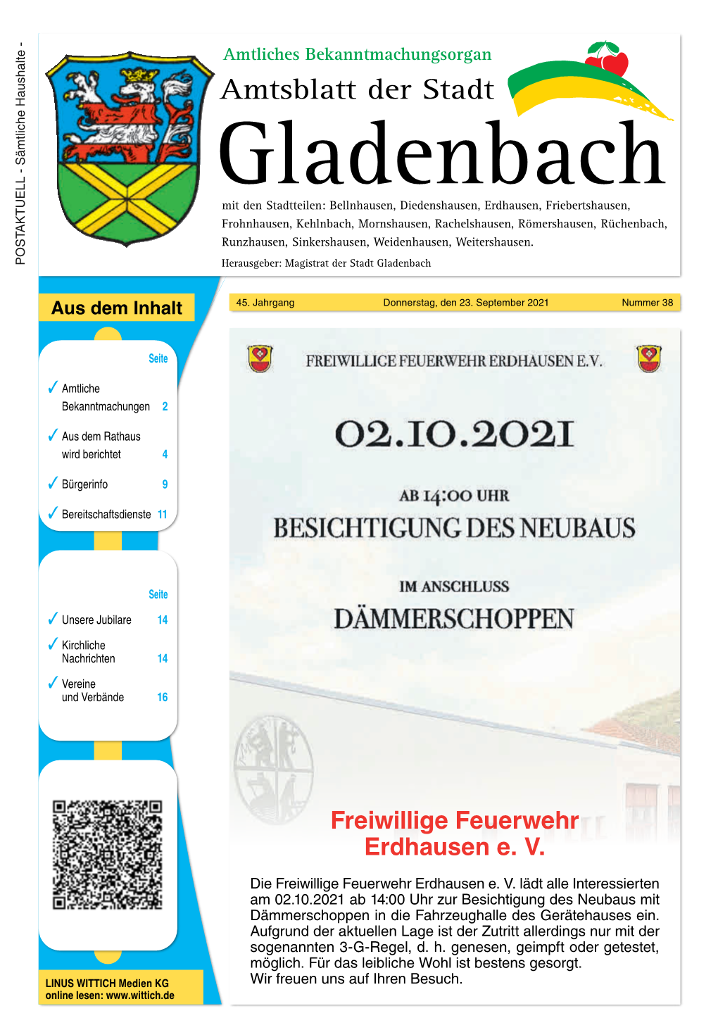 Gemütlicher Dämmerschoppen in Frohnhausen