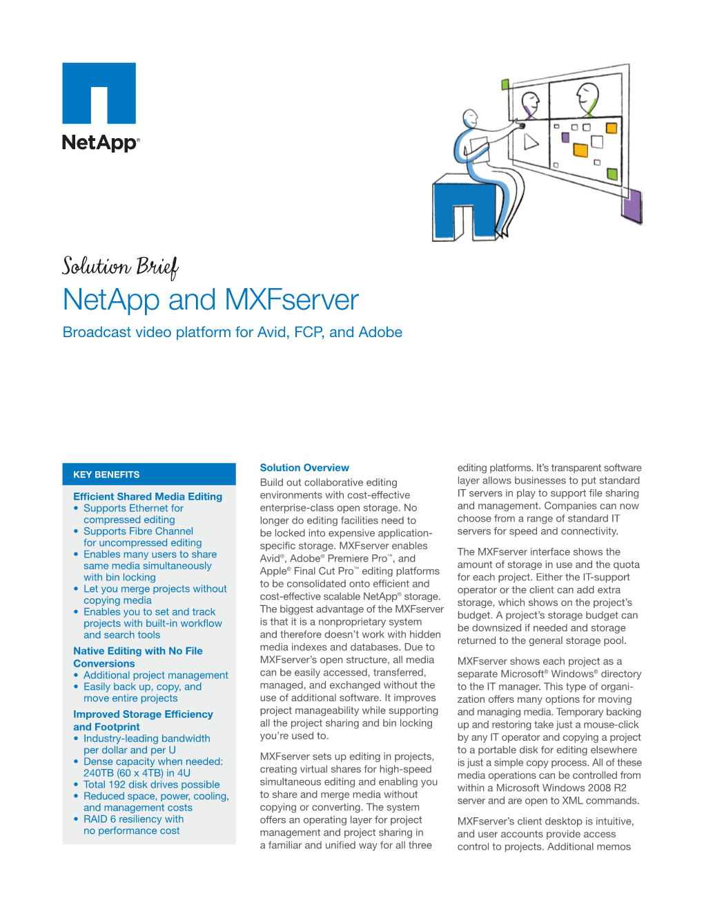 Netapp and Mxfserver Solution Brief