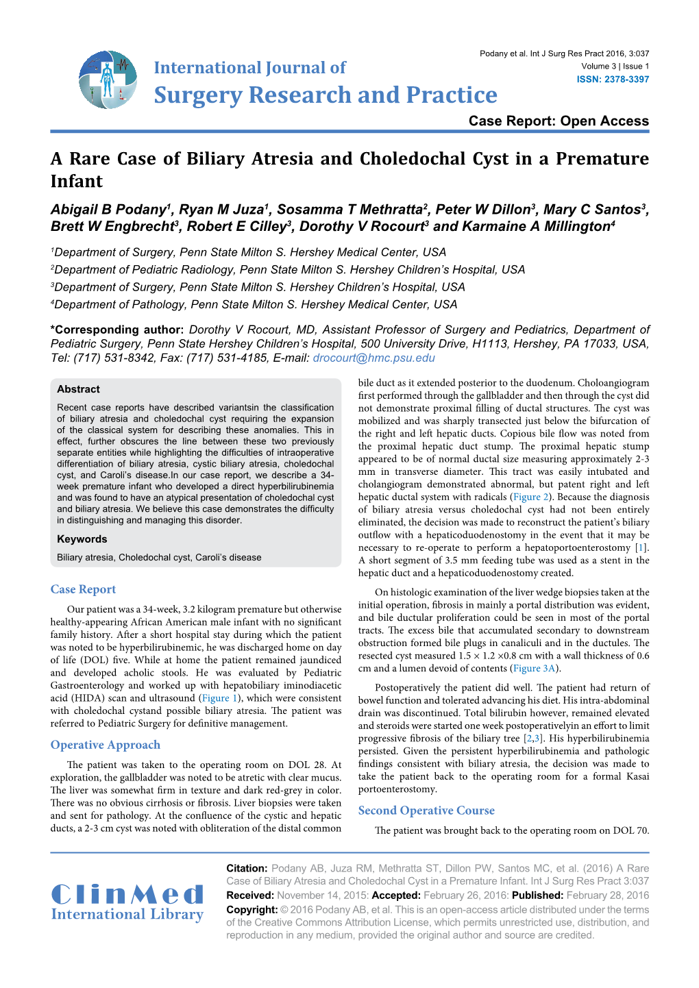 A Rare Case of Biliary Atresia and Choledochal Cyst in a Premature