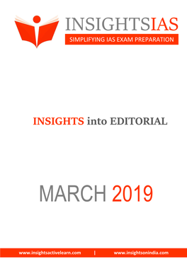 INSIGHTS Into EDITORIAL