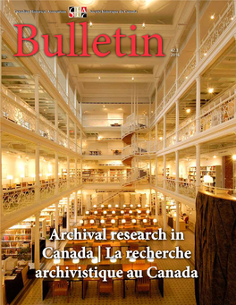 Archival Research in Canada