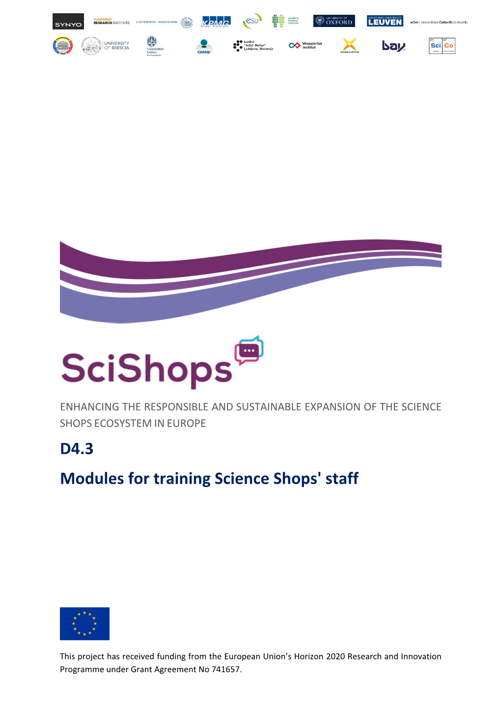 D4.3 Modules for Training Science Shop Staff