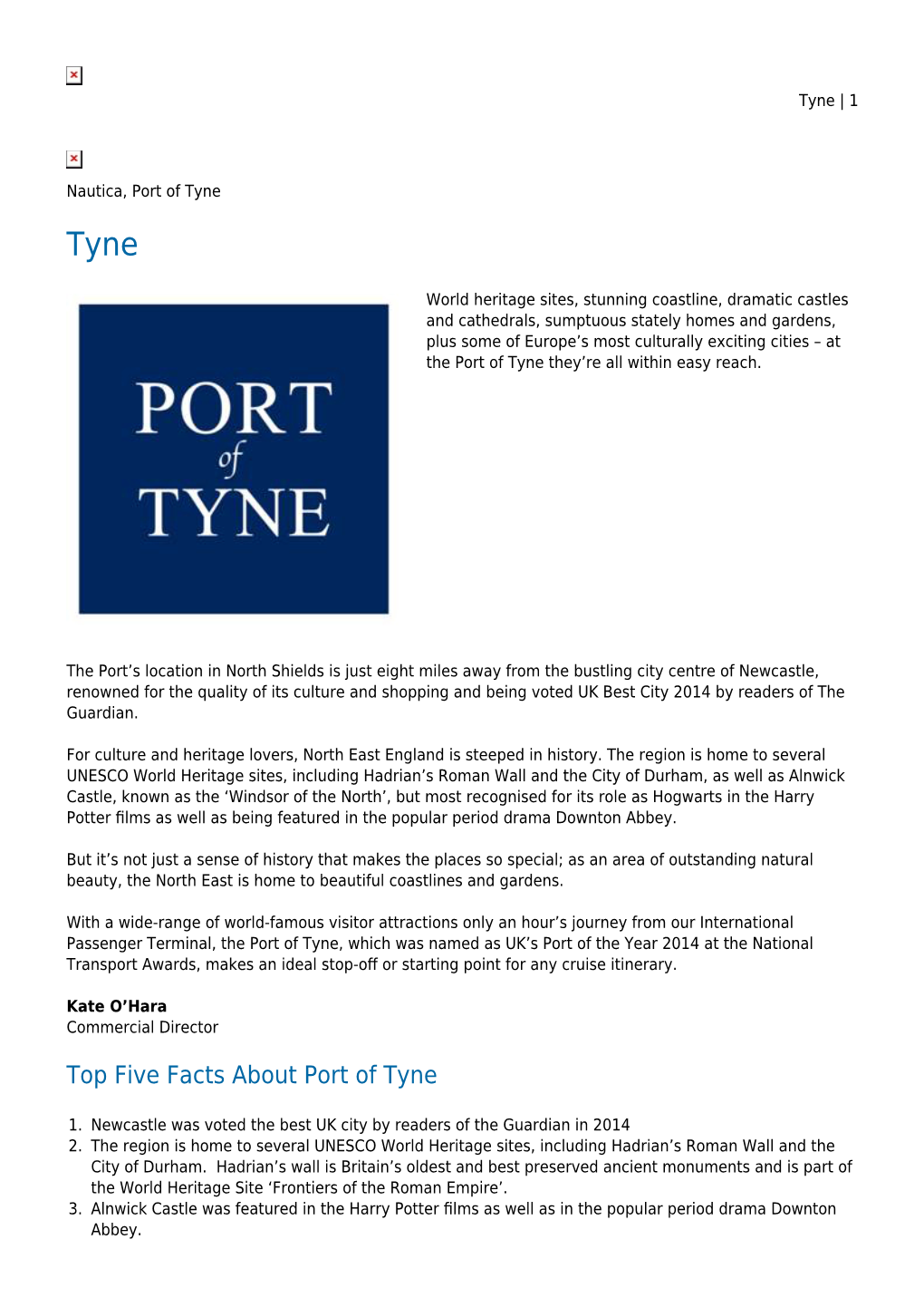 Tyne | 1 Nautica, Port of Tyne World Heritage Sites, Stunning Coastline