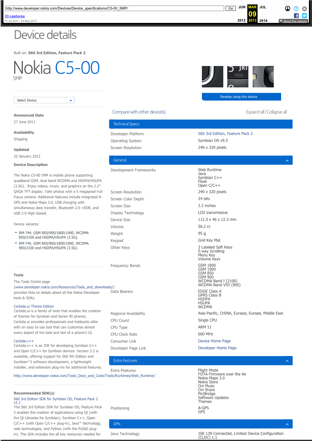 Nokia C5-00 5MP