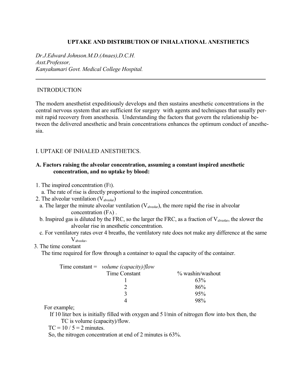 Uptake and Distribution Page 10