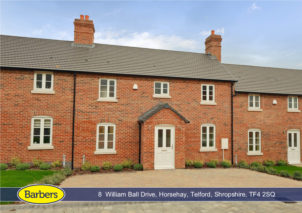 8 William Ball Drive, Horsehay, Telford, Shropshire, TF4 2SQ