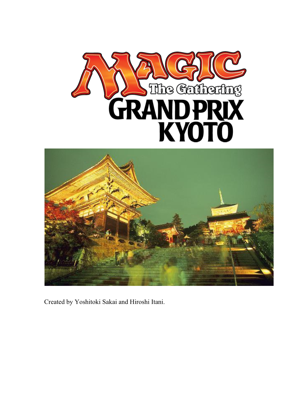 GP Kyoto 2016 Travel Guide