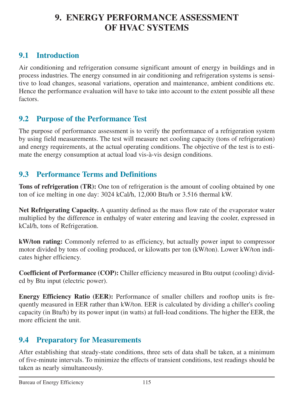 9. Energy Performance Assessment of Hvac Systems