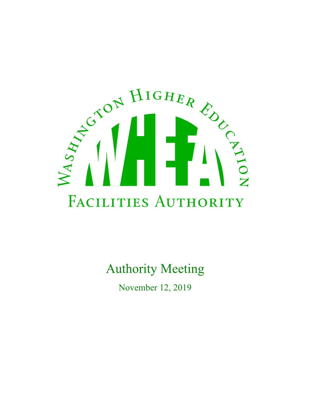 11/12/2019 WHEFA Board Meeting Packet