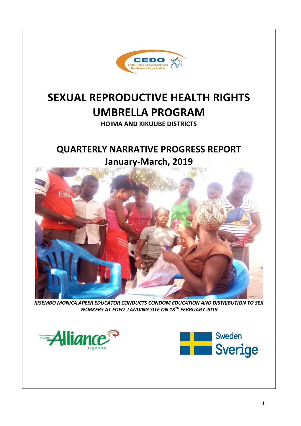 Sexual Reproductive Health Rights Umbrella Program Hoima and Kikuube Districts