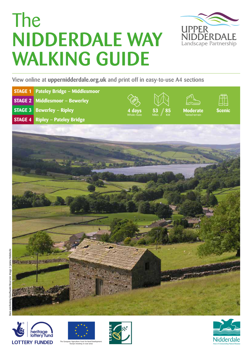 The NIDDERDALE WAY WALKING GUIDE