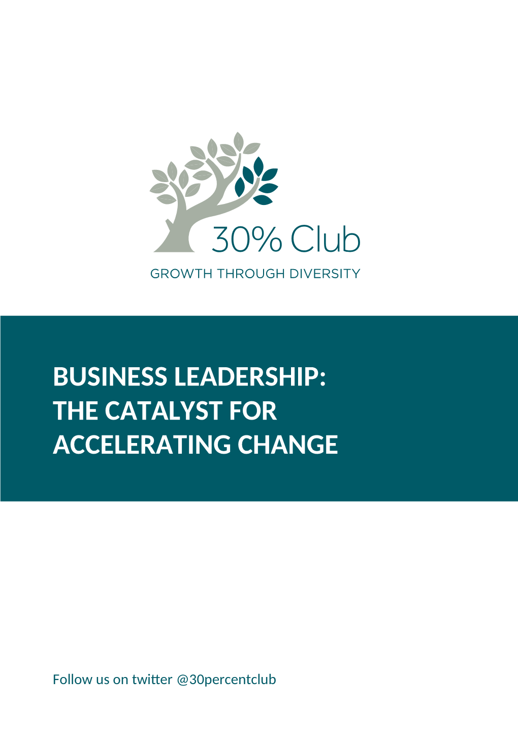 Business Leadership: the Catalyst for Accelerating Change