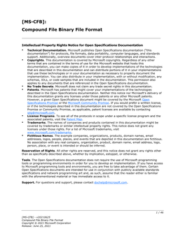 [MS-CFB]: Compound File Binary File Format