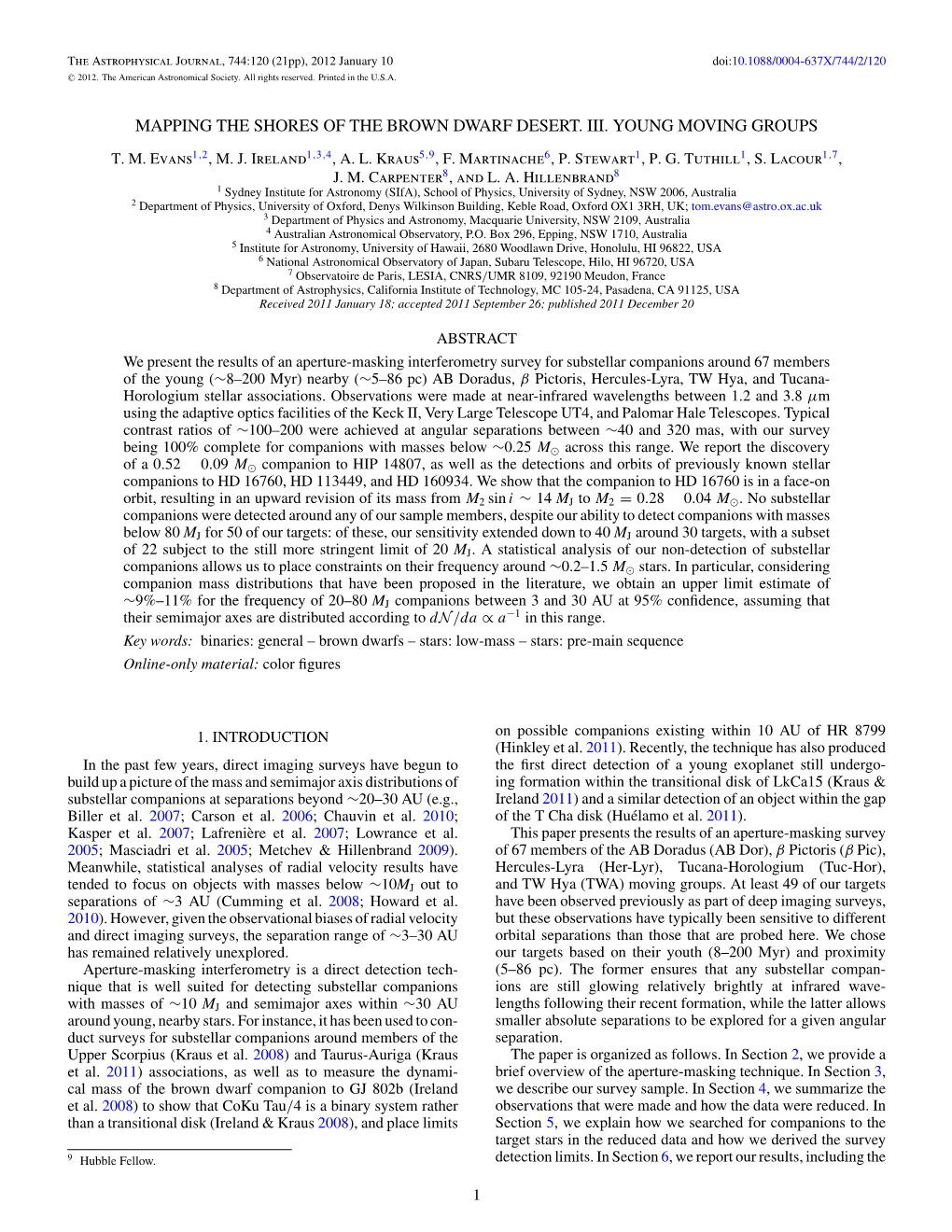 Mapping the Shores of the Brown Dwarf Desert. Iii